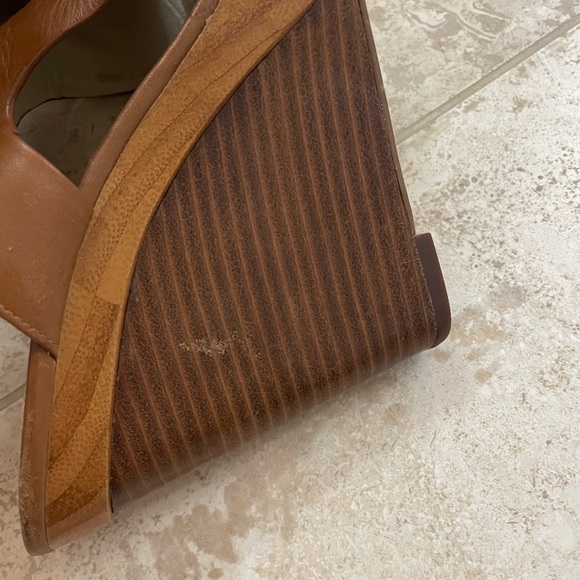 Michael Kors Brown Josephine Wedge Sandal Woman 7 - Picture 4 of 7